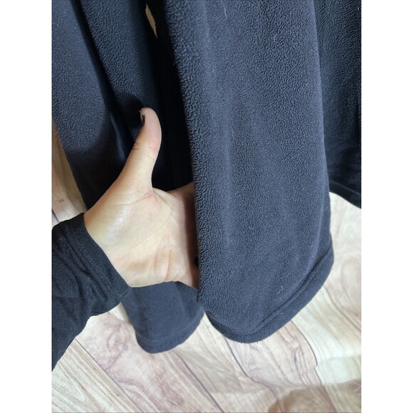 Chicago Blackhawks 1/4 Zip Fleece Pullover Mens Extra Large Black Pullover NHL - Picture 4 of 10